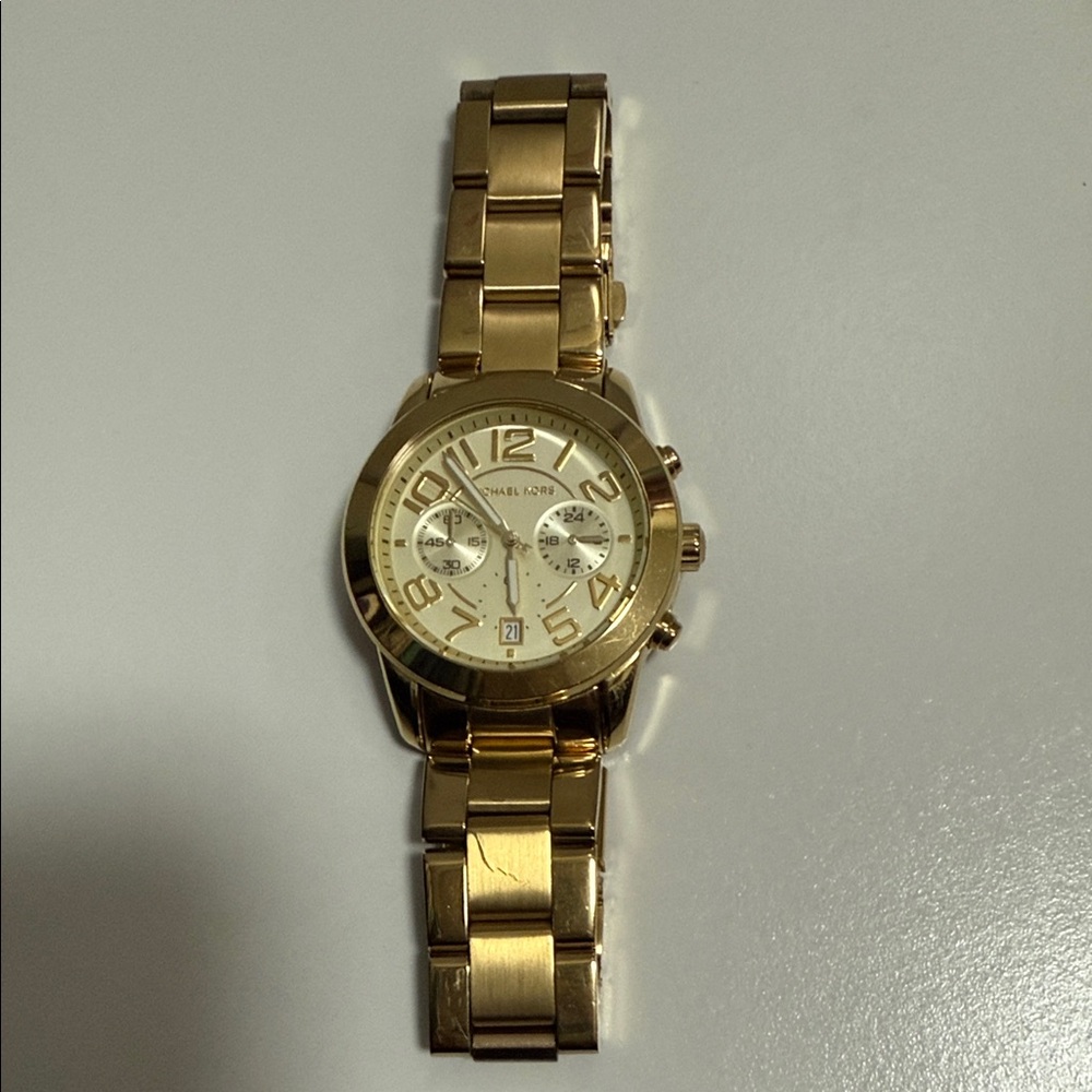 Michael Kors Gold Chronograph Watch